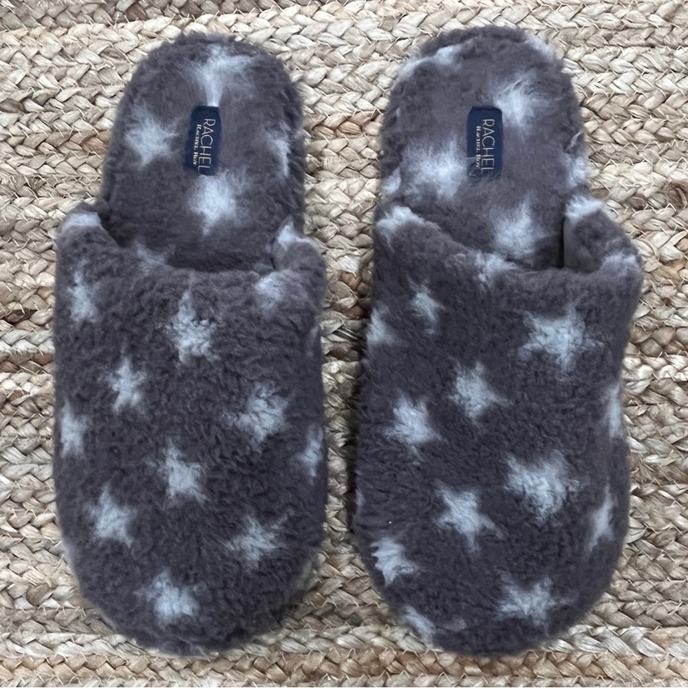 Fuzzy Star Slippers from RACHEL Rachel Roy - Size XL